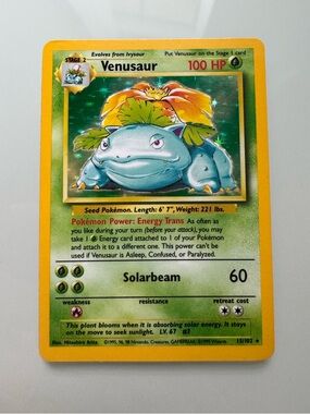 Venusaur Holo Vintage Pokemon Card